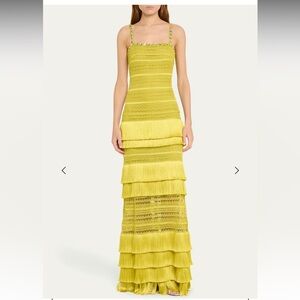 Patbo woven Fringe Dress NWT